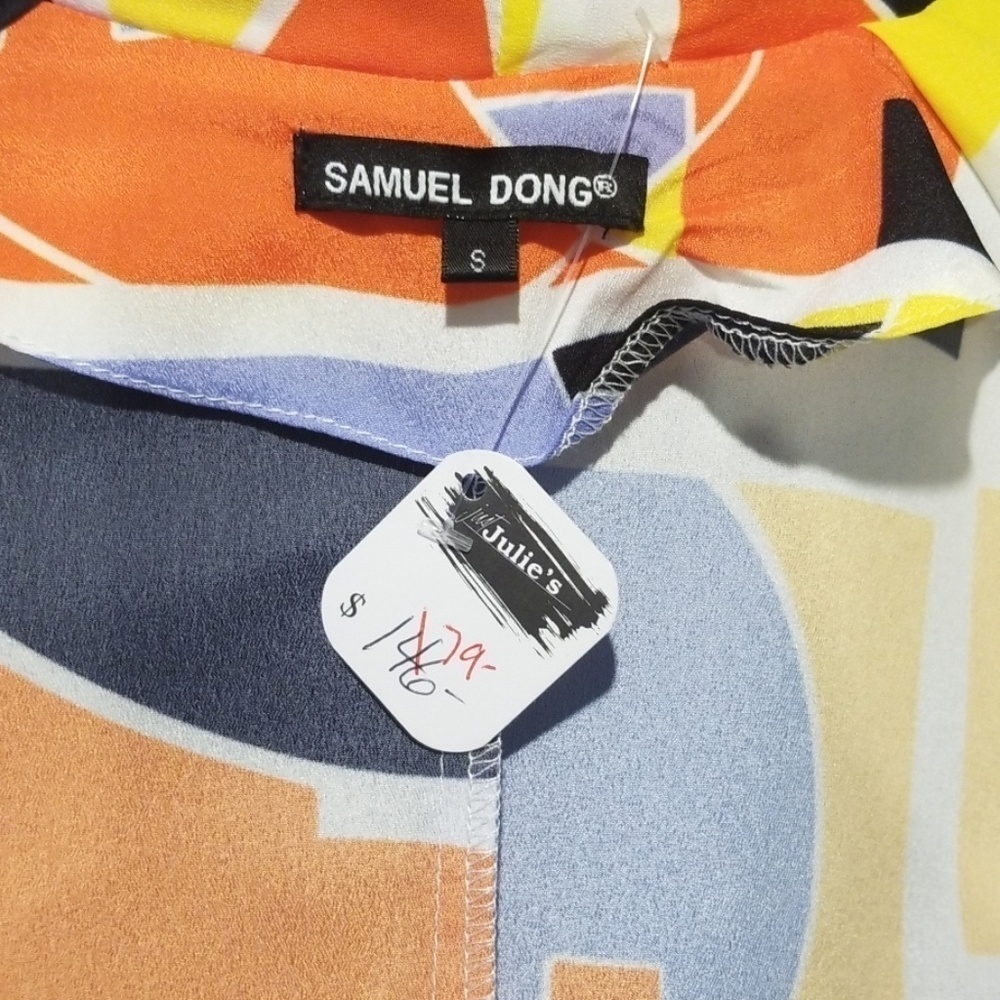 NWT Samuel Dong Abstract Top - Picture 5 of 5